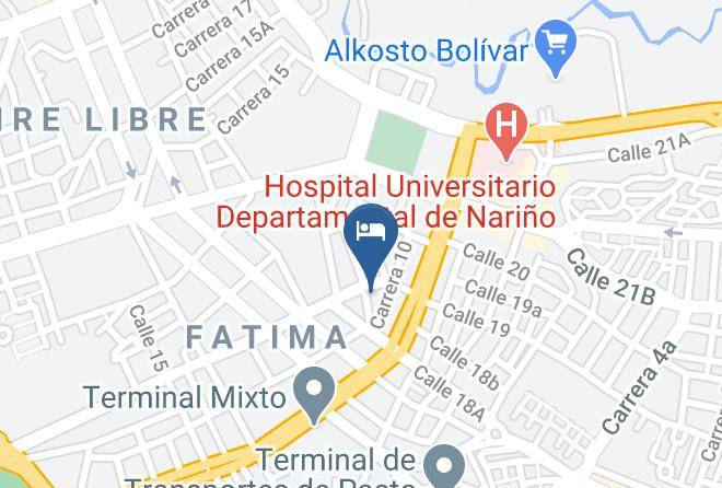 Hotel Star Pasto Map