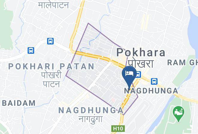 Pokhara - Hotel Star Rabi Maps