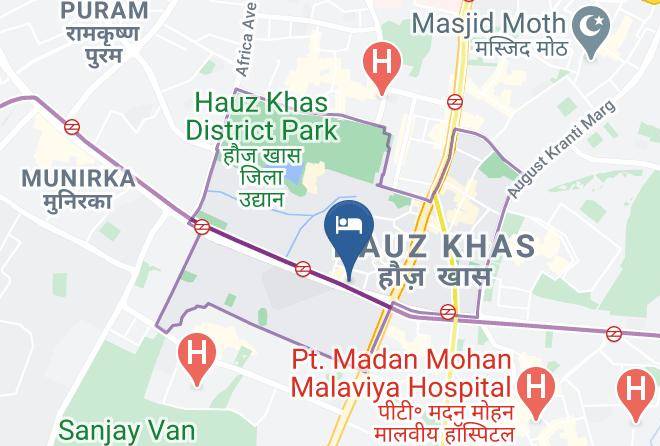 New Delhi - Hotel Shyama International Maps