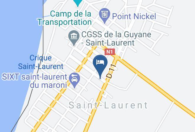 Saint Laurent Du Maroni - Hotel Star Maps