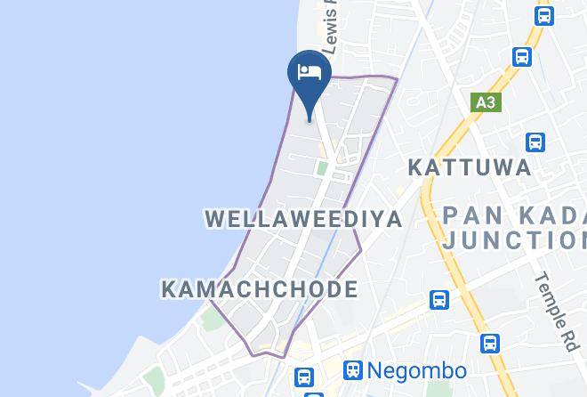 Colombo - Hotel Star White Negombo Maps