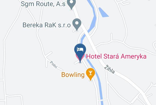 Frydek Mistek - Hotel Stara Ameryka Maps