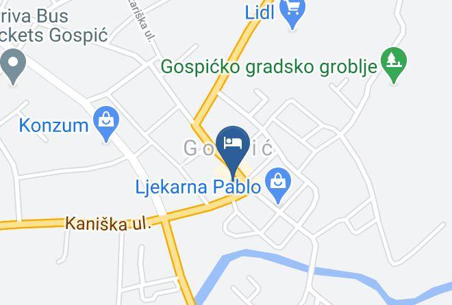 Gospi - Hotel Stara Lika Maps