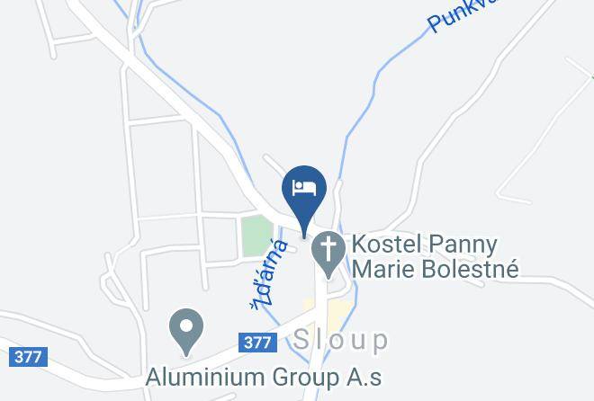 Blansko - Hotel Stara Skola Maps