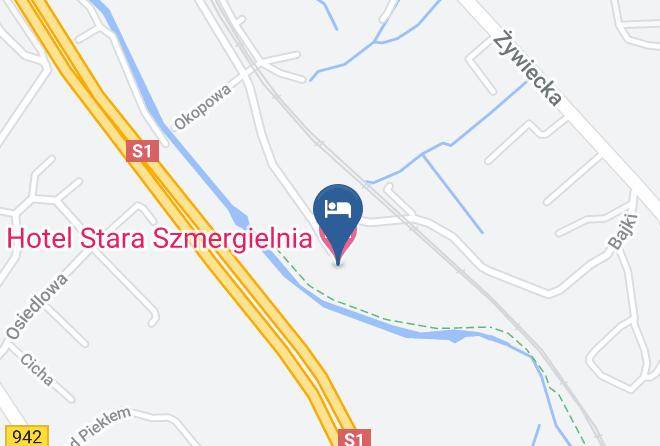 Bielsko Biala - Hotel Stara Szmergielnia Maps