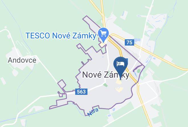 Nove Zamky - Hotel Stardust Maps