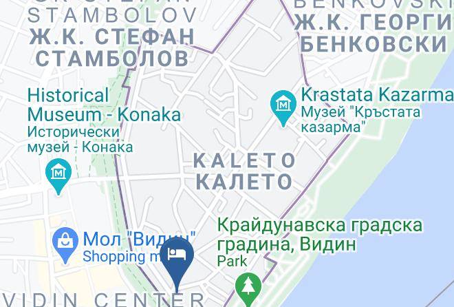 Vidin - Hotel Stariyat Grad Maps