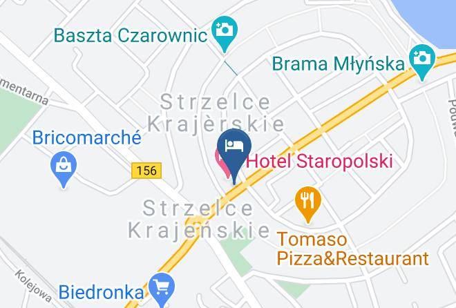 Strzelecko Drezdenecki - Hotel Staropolski Maps