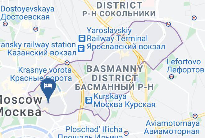 Moscow - Hotel Starosadskiy Maps