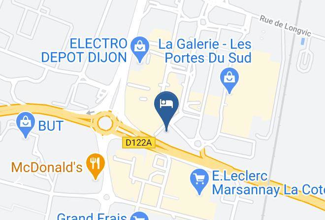 Cote D Or - Hotel Stars Dijon Maps