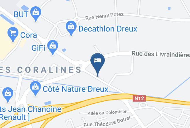Eure Et Loir - Kyriad Direct Dreux Maps