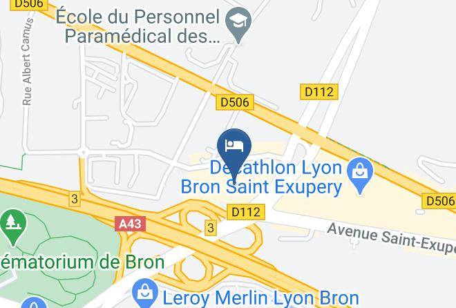 Rhone - Hotel Stars Lyon Bron Maps