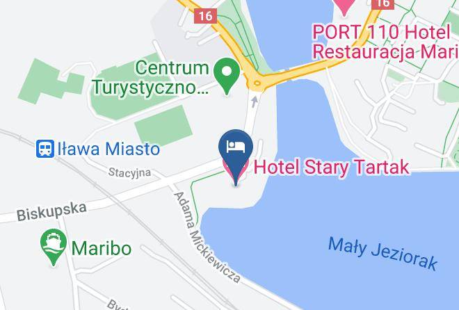 Ilawski - Hotel Stary Tartak Maps