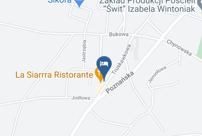 Zielona Gora - Hotel Stary Zajazd Maps