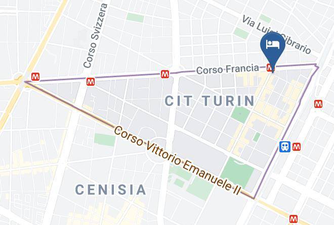 Turin - Eco Art Hotel Statuto Maps