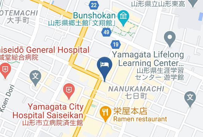 Yamagata City - Hotel Stay Inn Nanukamachi Maps