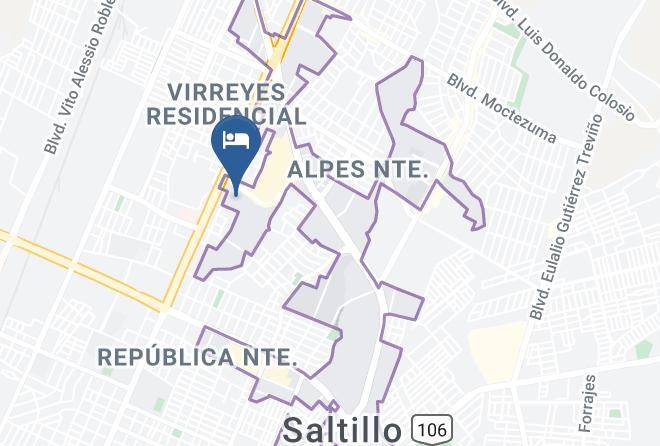Saltillo - Hotel Staybridge Suites Saltillo Maps