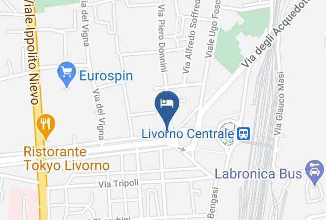 Leghorn - Hotel Stazione Livorno Maps