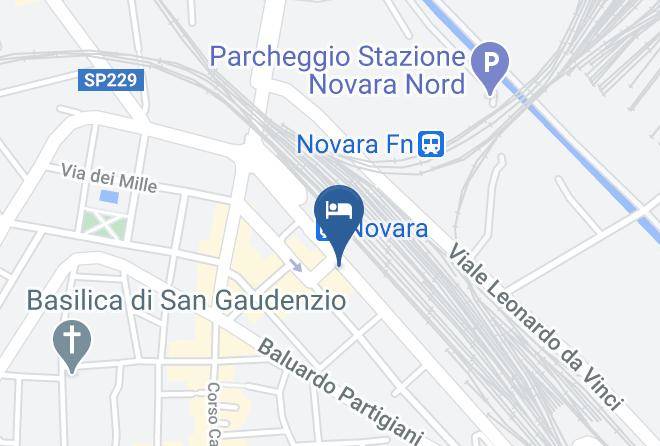 Novara - Hotel Stazione Maps