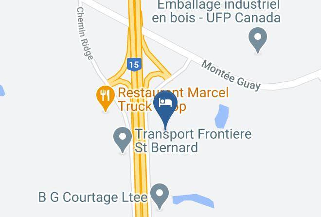Les Jardins De Napierville - Hotel St Bernard Maps