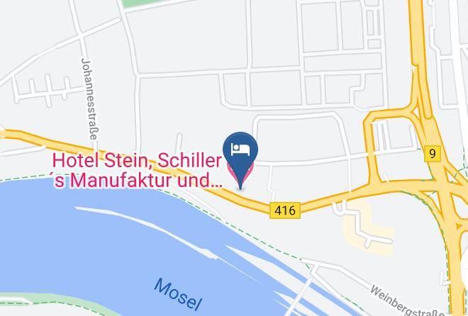 Coblenz - Hotel Stein Schillers Manufaktur Und Stein Boardingouse Maps