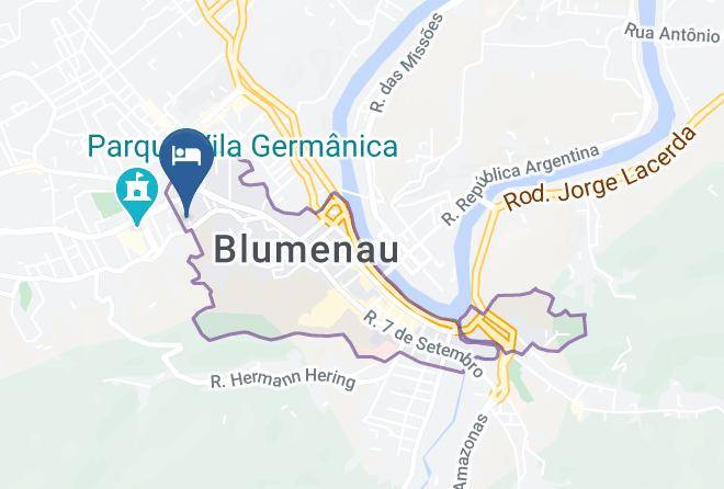 Blumenau - Hotel Steinhausen Maps