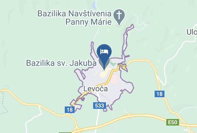 Levoca - Hotel Stela Maps