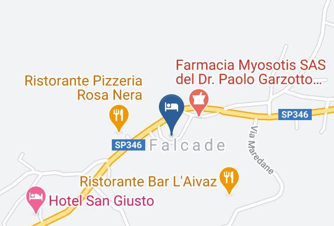 Belluno - Hotel Stella Alpina Maps