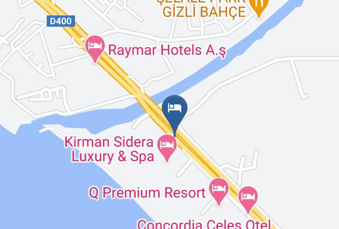 Manavgat - Hotel Stella Beach Maps