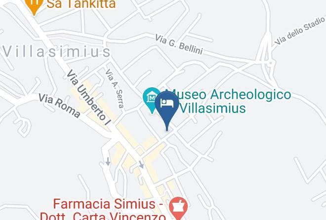 Province Of South Sardinia - Hotel Stella D'oro Maps