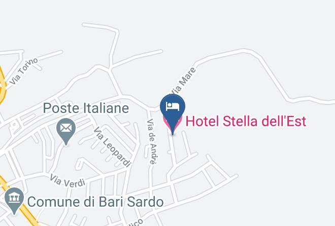 Nuoro - Hotel Stella Dell'est Maps