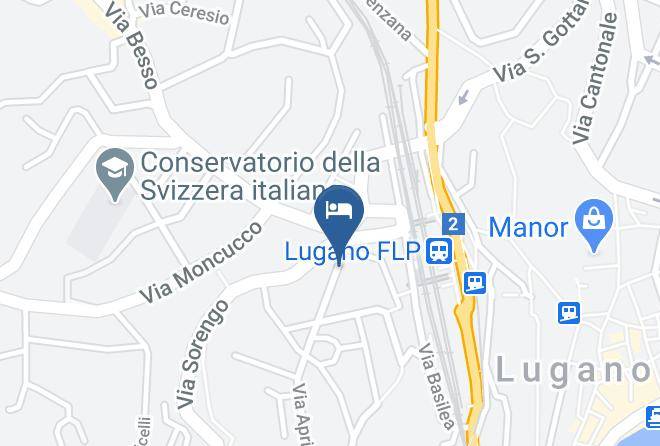 Lugano - Hotel Stella Lugano Maps