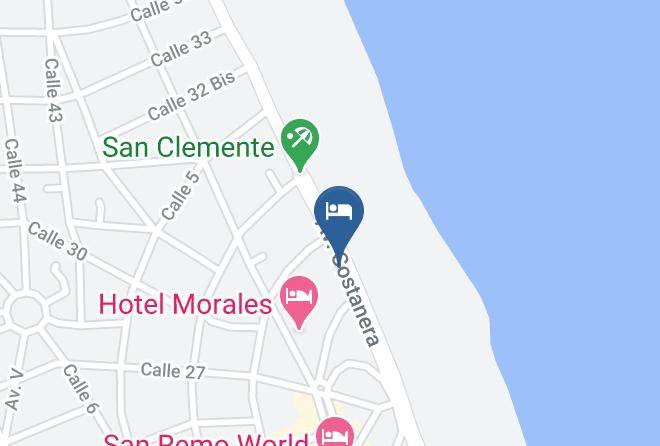 Mar Del Tuyu - Hotel Stella Marina Maps