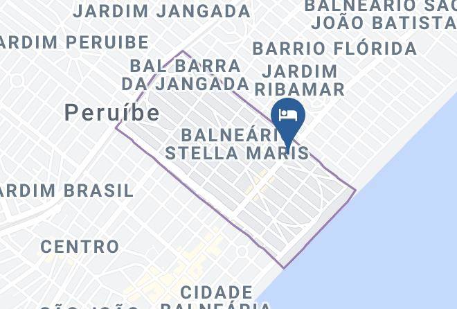 Peruibe - Hotel Stella Maris Peruibe Maps
