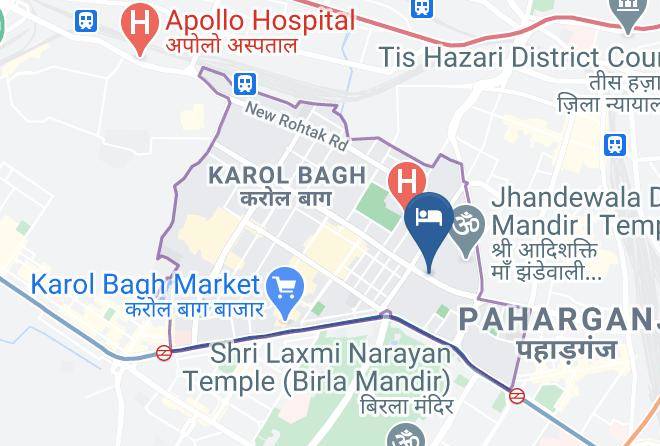 Karol Bagh - Hotel Stepin Gold Maps