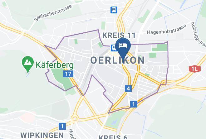 Zurich - Hotel Sternen Oerlikon Maps