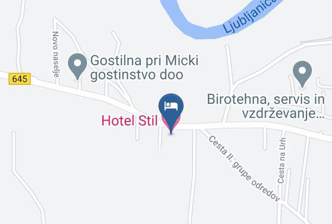 Ljubljana - Hotel Stil Maps