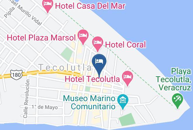 Tecolutla - Hotel Stila Inn Maps