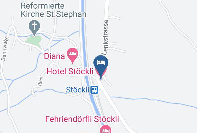 Obersimmental Saanen - Hotel Stockli Maps