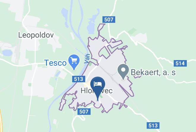 Hlohovec - Hotel Stofing Maps