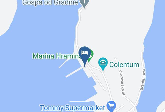 Murter - Hotel Stomorin Marina Hramina Maps