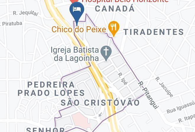 Belo Horizonte - Hotel Stop Inn Antonio Carlos Maps