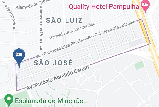 Belo Horizonte - Hotel Stop Inn Plus Pampulha By Mhb Maps