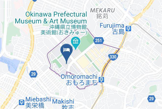 Naha City - Hotel Stork Naha New Metropolitan Center Maps