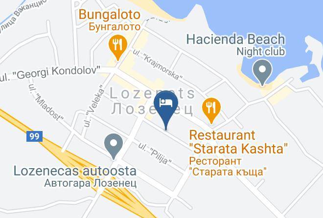 Hotel Strajica Map
