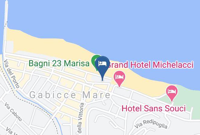 Pesaro And Urbino - Hotel Strand Gabicce Maps