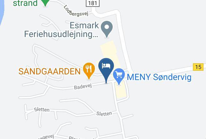 Ringkobing - Hotel Strandkroen Maps