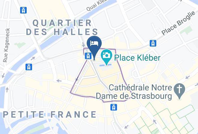 Bas Rhin - Hotel Strasbourg Le Kleber Maps