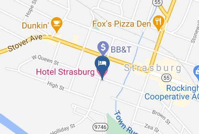 Shenandoah - Hotel Strasburg Maps