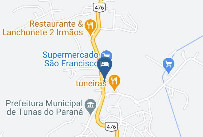 Tunas Do Parana - Hotel Straub Maps